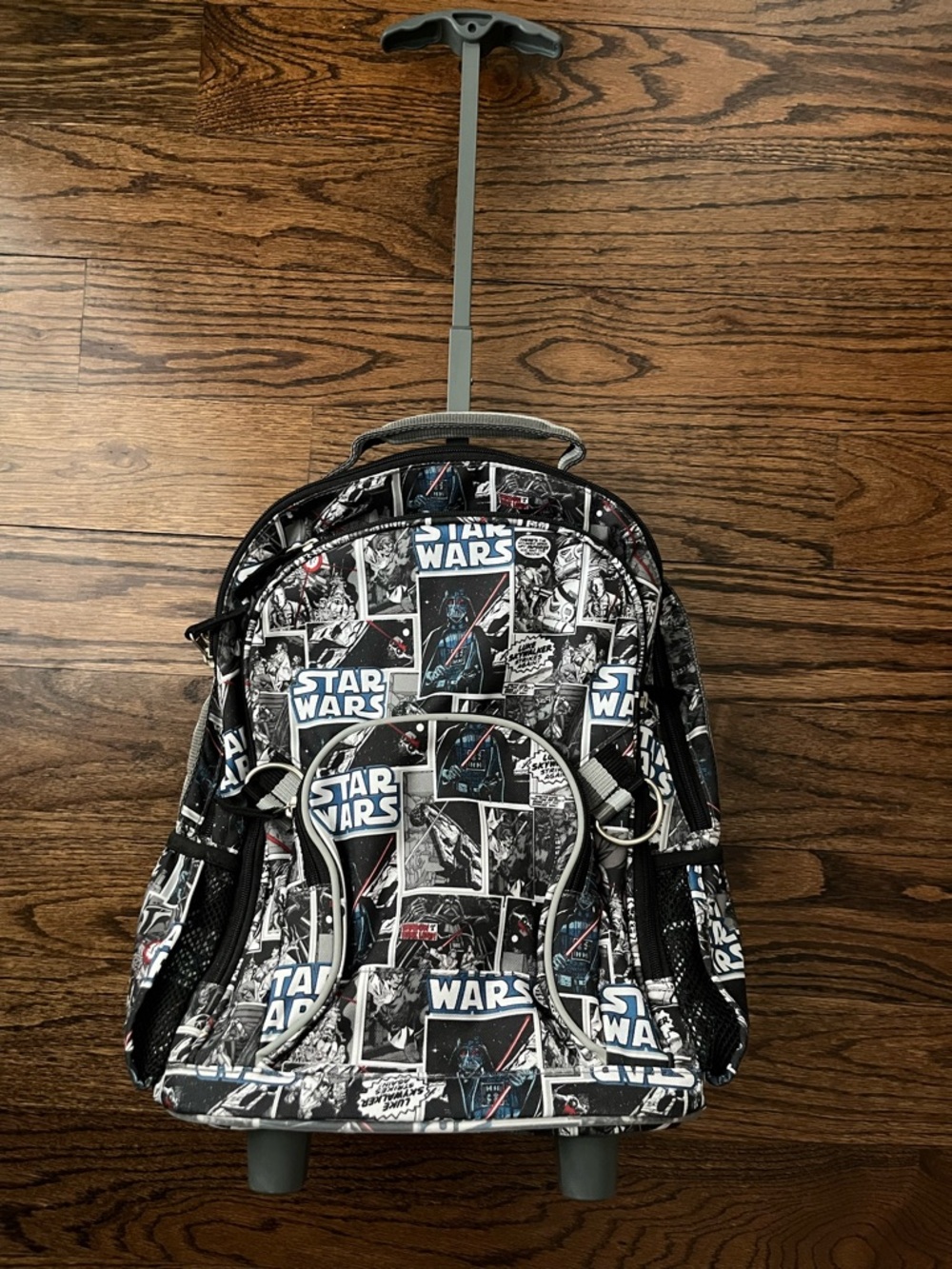 New Star Wars Black Graphic Rolling Backpack